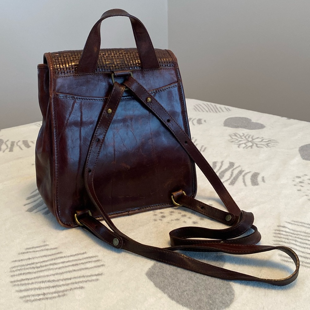Brahmin Leather Backpack - Picture 3 of 17